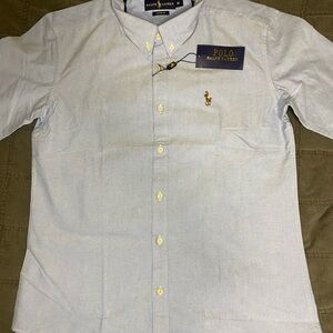 New Polo by Ralph Lauren Men's Light Blue Dress Shirt